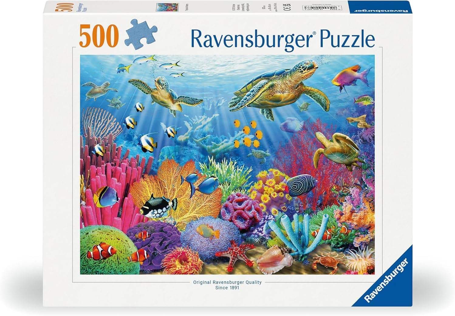 Ravensburger Puzzle 500 Pezzi Acque Tropicali