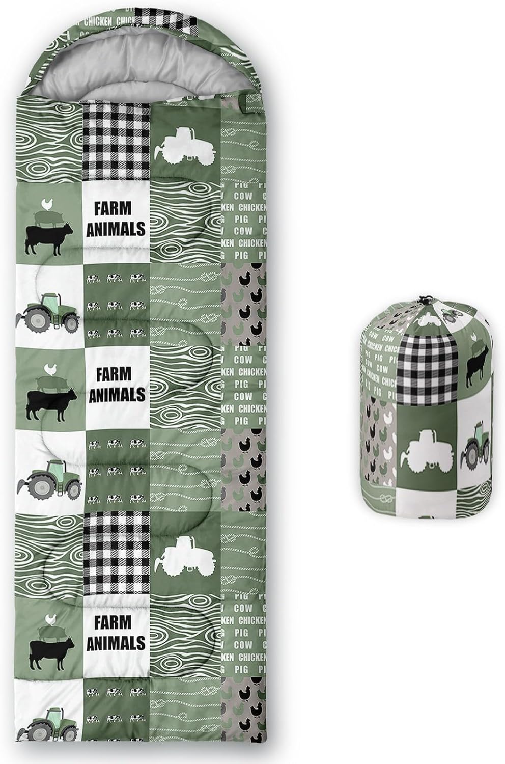 Kids Sleeping Bag for Boys Girls,Bohemian Cowboy Print-Lightweight Warm Portable Outdoor Indoor-Waterproof Cold Weather Resistant Sleeping Bag for Camping Hiking