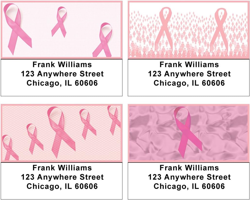 Breast Cancer Awareness Address Labels