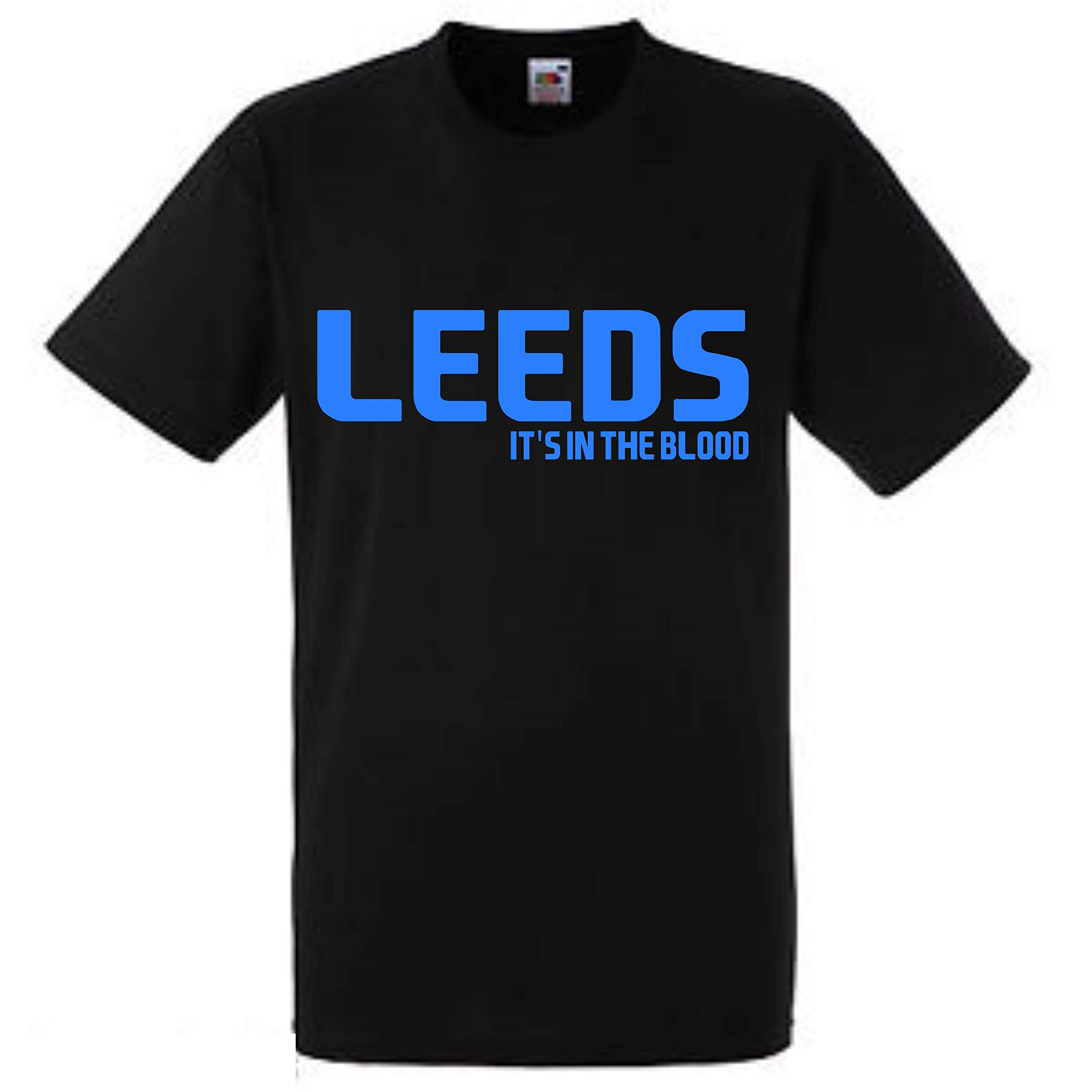 Leeds Its in The Blood Premium T Shirt Gift Medium Black