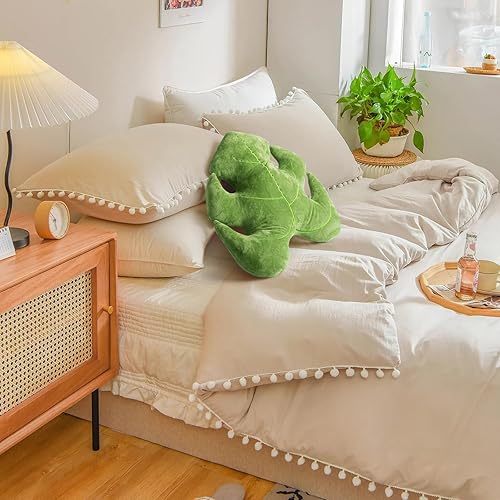 Miniatura 6 de AELS Almohada decorativa de hojas 3D de 18 pulgadas, bonita almohada de felpa de Monstera Deliciosa para amantes de las plantas, amantes del jardín,