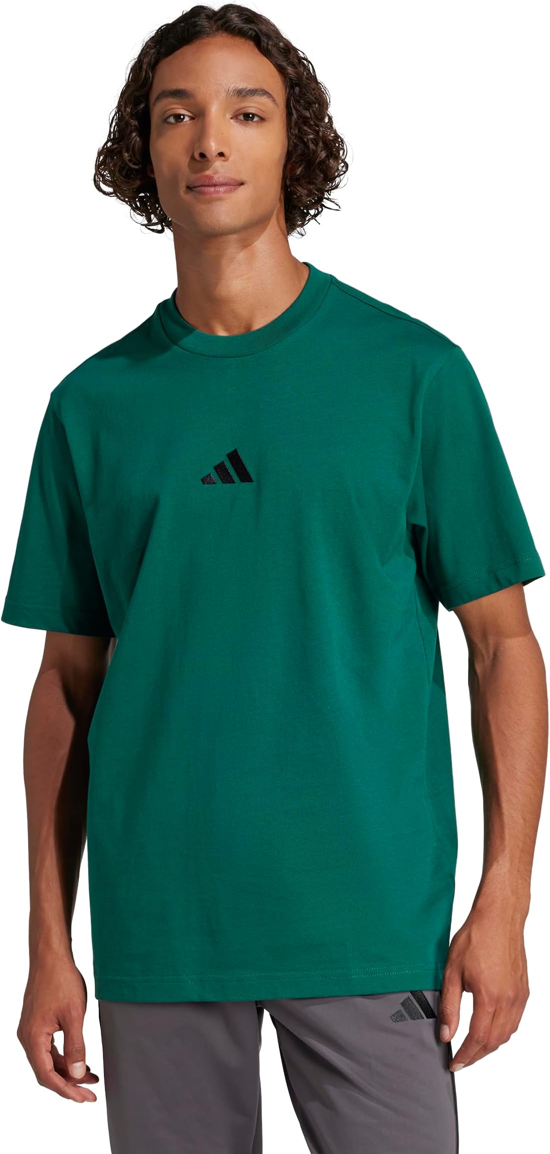adidas fluorescent green t shirt