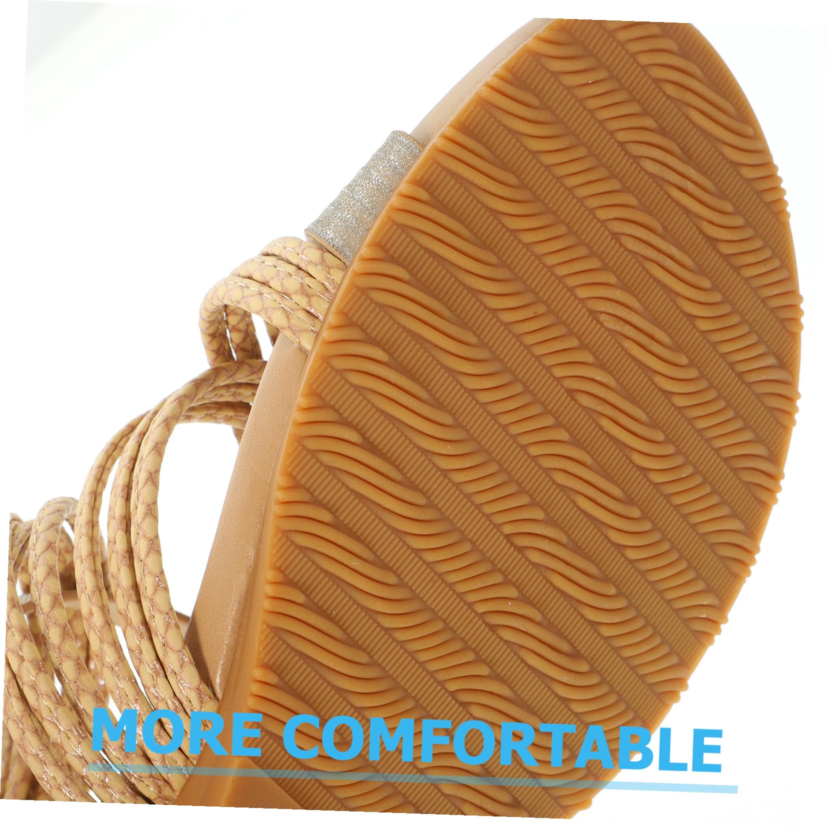 Zapatos Planos con Tiras Sandalias de Mujer con Mujer Sandalias Elegantes Romanas Planas Elegantes Zapatos Romanos de Verano Superior: PU