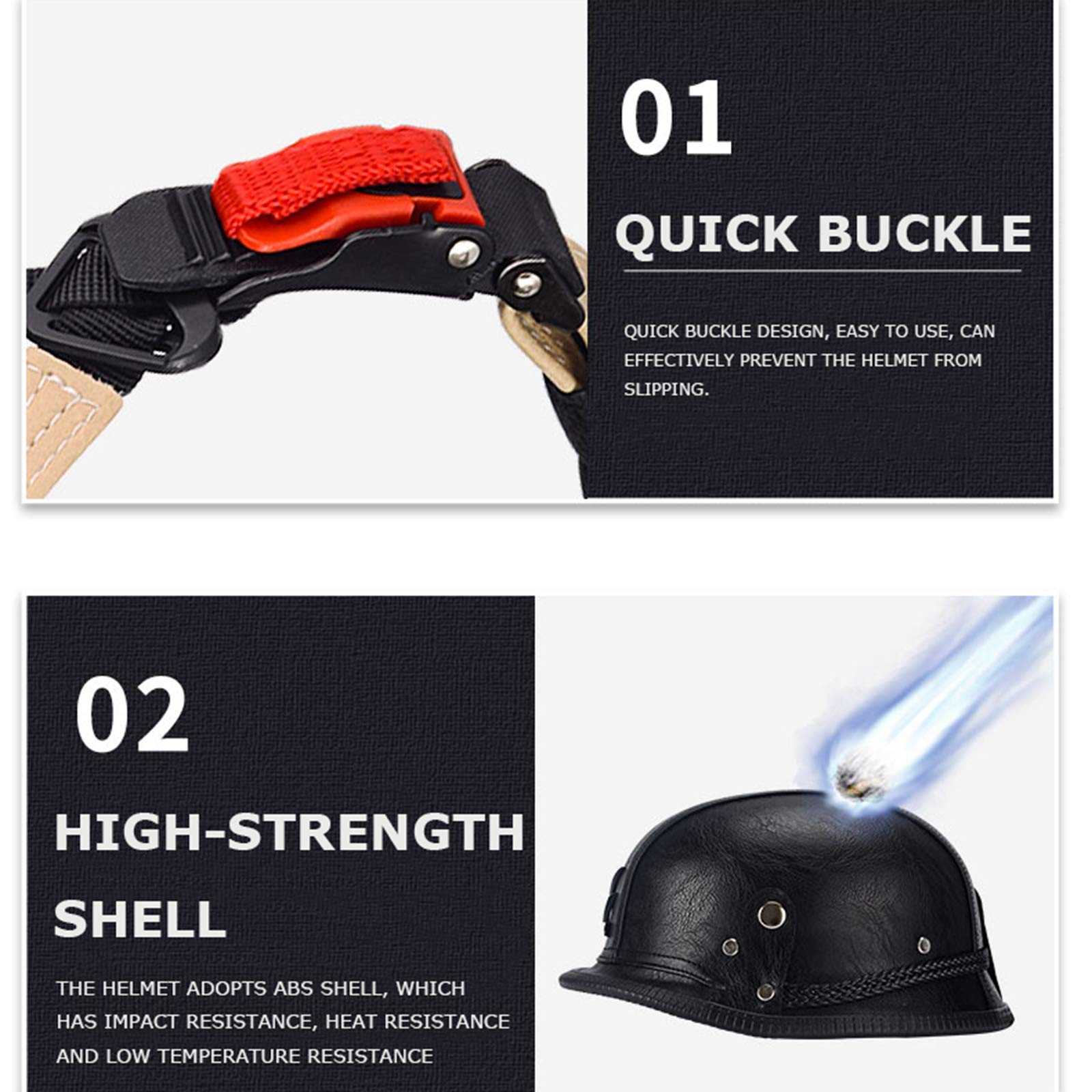 GAOZ Motorhelm voor volwassenen mannen en vrouwen
