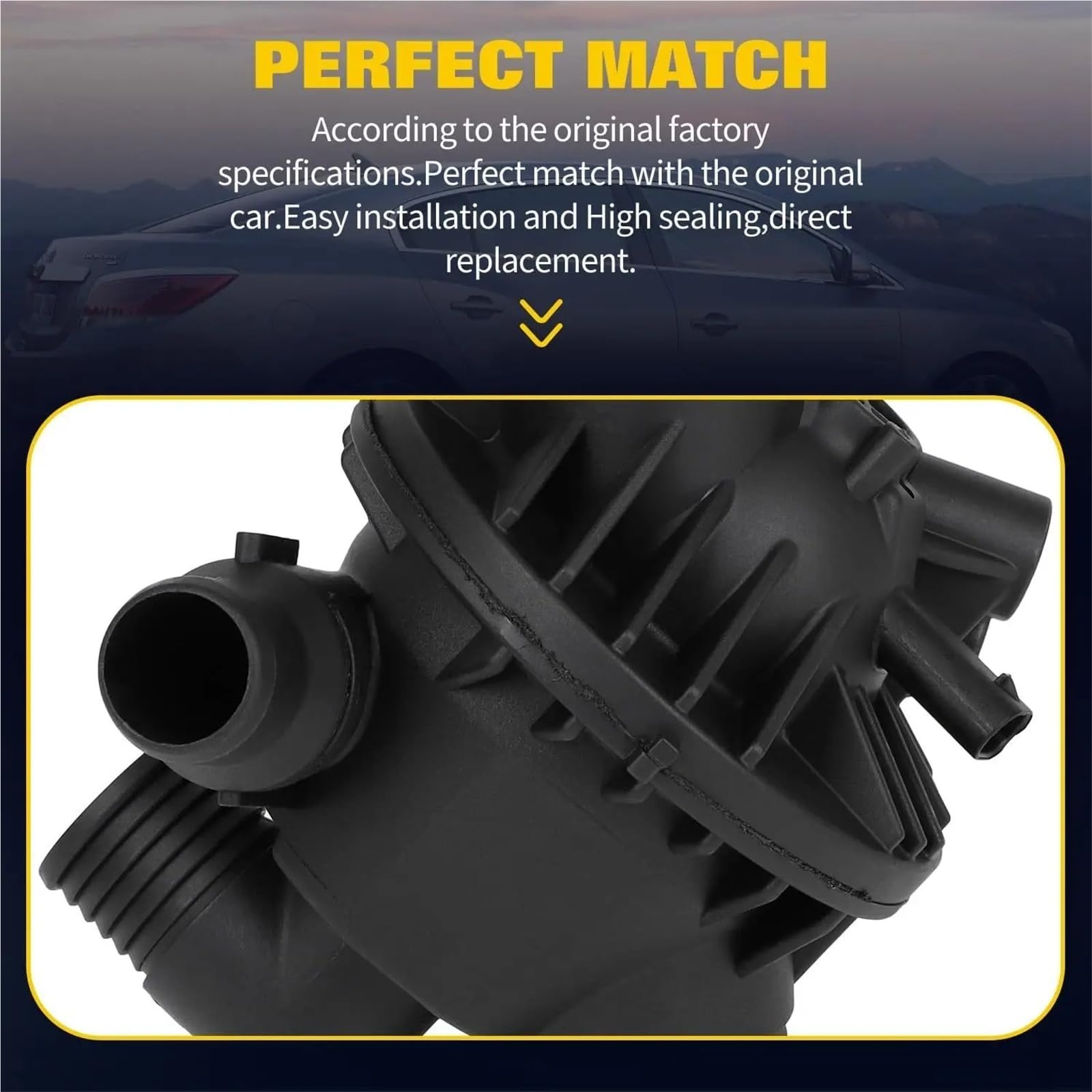 Termostat płynu chłodzącego, do BMW, do X3 2011 2012 2013 2014 2015 2016 2017, dla X4 2015 2016 2017 2018 zespół obudowy termostatu płynu chłodzącego silnika 11537586784