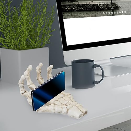 Miniatura 6 de Yosoo Manos de esqueleto de Halloween, adornos de hueso de mano ligeros de alta dureza, proporcionando a los estudiantes de medicina con estructura