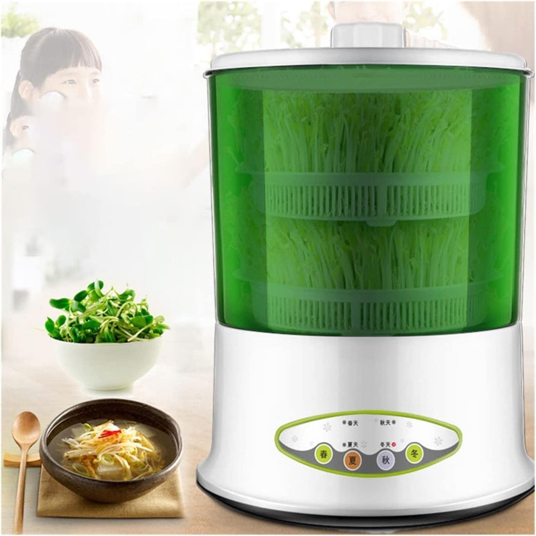 Germinateur, Germinateur Automatique, Système D'arrosage À 360 °, Kit De Germinateur De Semences pour La Maison, Germinateur De Semences Électronique, pour La Germination
