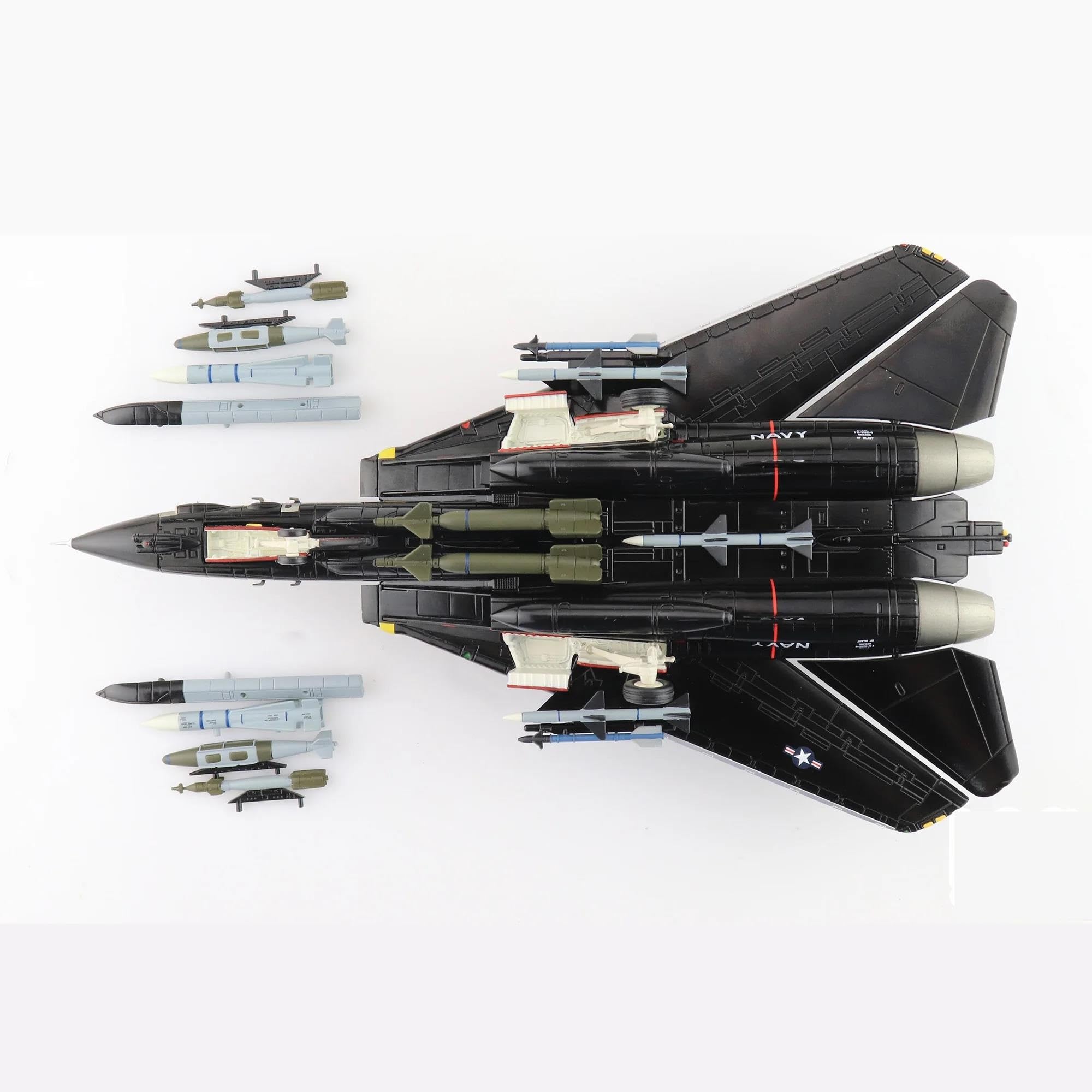 Avión De Combate De Aleación De Plástico Modelo F-14D Cat Macho Fundido A Presión, Juguete De Regalo A Escala 1 72