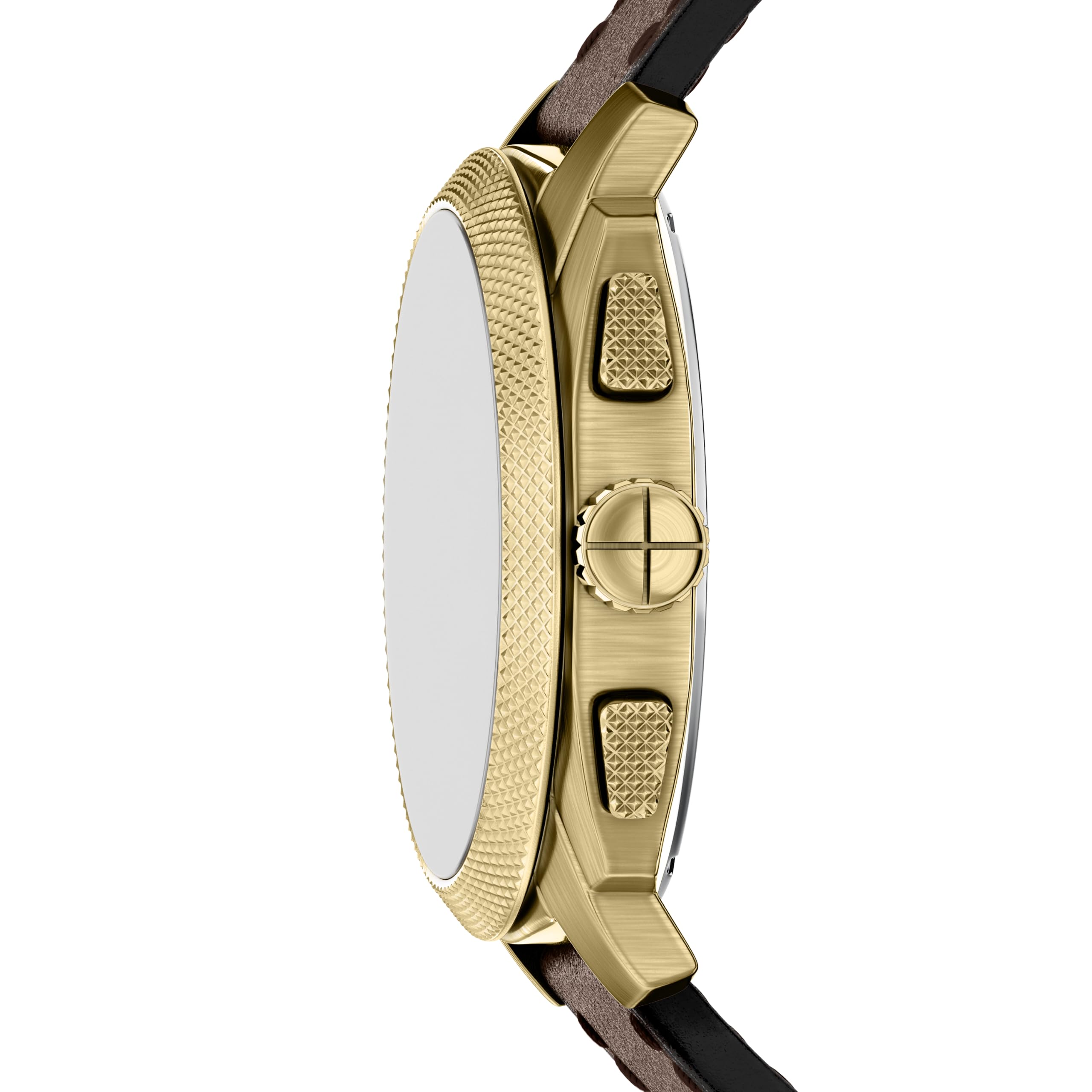 Fossil Machine Reloj para Hombre de Acero Inoxidable Color Dorado de 44MM, FS6188