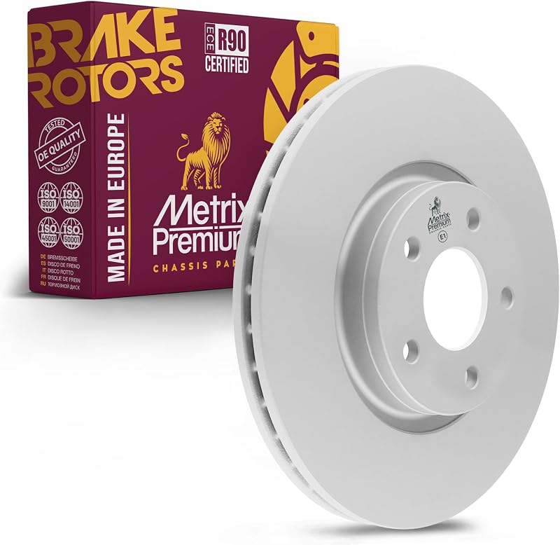 Disco de freio dianteiro 300 mm em ferro fundido METRIX PREMIUM CHASSIS PARTS para Ford F-150 e Ford Lobo – 1 unidade