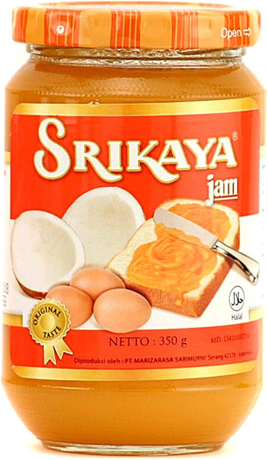 Srikaya Jam (Original Flavor) - 12.3oz (Pack of 1)