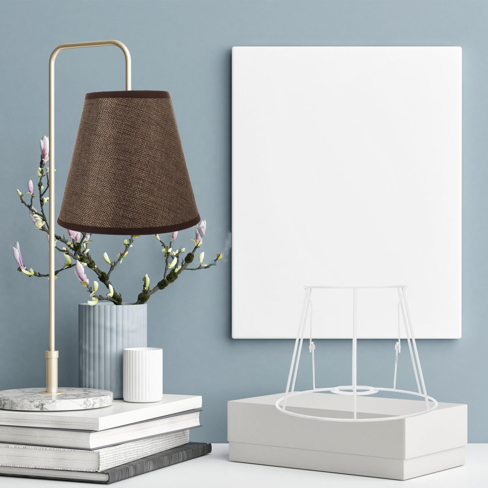 BESPORTBLE Armature Abat-jour Métal Supports Abat-jour Pour Lampes De Bureau Et Suspensions Fournitures Pour Fabrication Abat-jour Diy