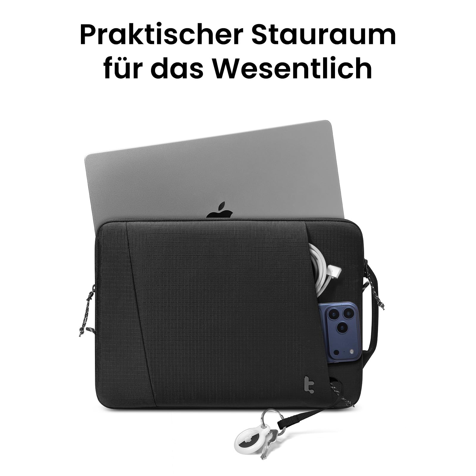 tomtoc 360° Slim Laptophülle für 14-Zoll MacBook Pro M5 Pro/Max (2026) A3426 A3427 A3434, M4/M3/M2/M1 A3112 A3401 A3185 (2024–2021), Wasserabweisend Laptophülle mit CornerArmor Schutz