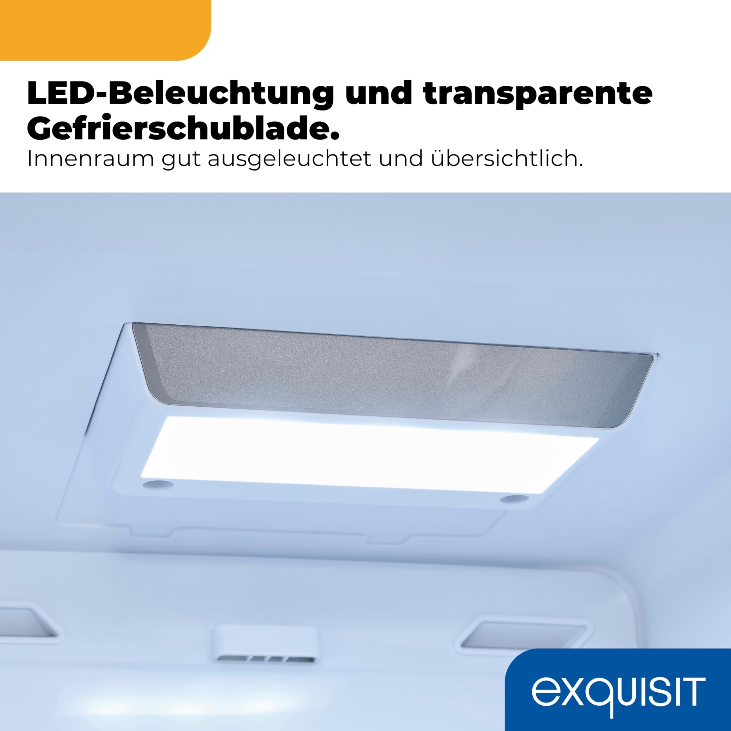 Exquisit Side-by-Side Kühlschrank SBS39-440E - No Frost Kühl-Gefrierkombi | 372 Liter Nutzinhalt, Energieklasse E, 41 dB leise, digitale Steuerung, LED-Licht & Türalarm, weiss