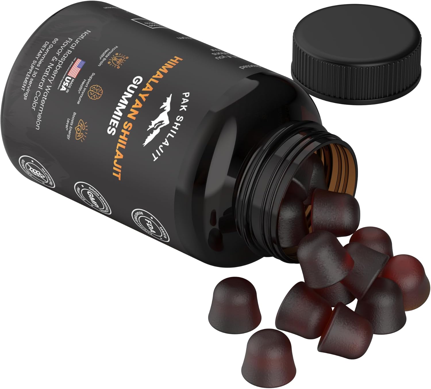 Pure Sundried Himalayan Shilajit Gummy for Men & Women | Organic Shilajit Gummies | Natural 85 Plus Trace Minerals Fulvic Acid | Energy, Immunity | Sugar-Free 60 Healthy Gummy - Image 8