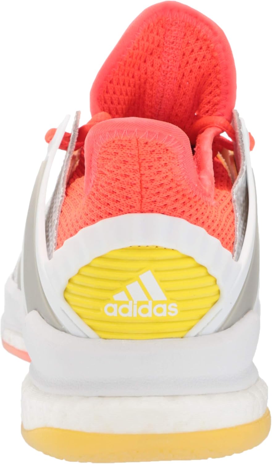adidas Men's Stabil X White/Solar Red/Shock Yellow 9
