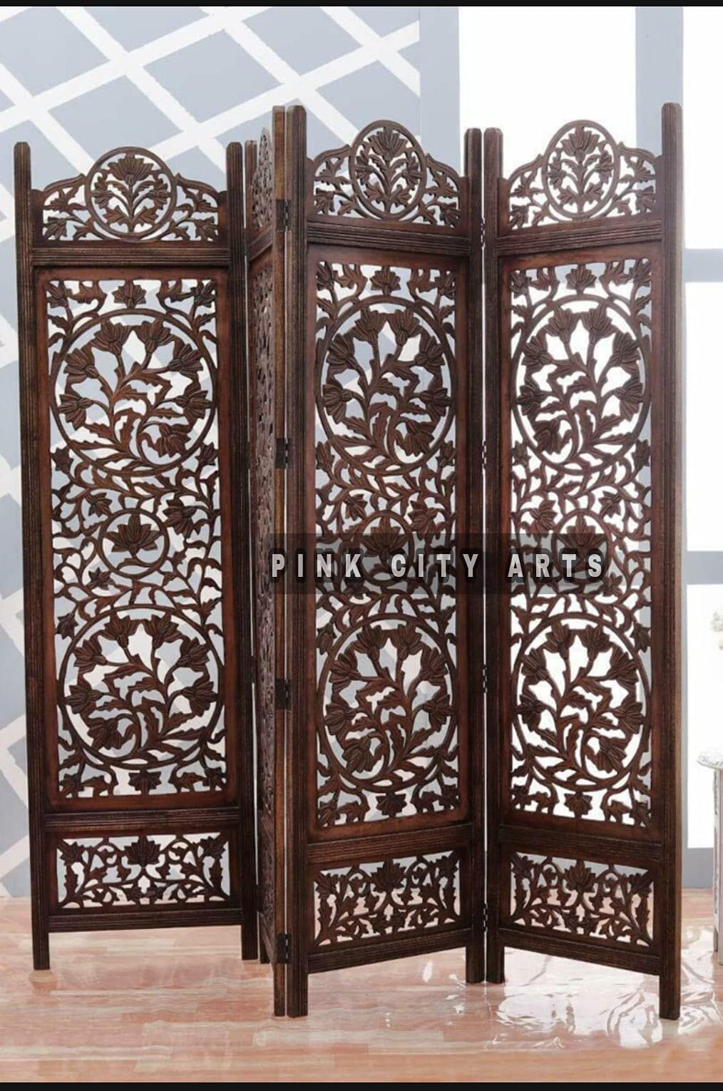 Buy PINK CITY ARTS Room Divider 6 Feet Partition Wall Divider 4 Panel Wall Divider Office