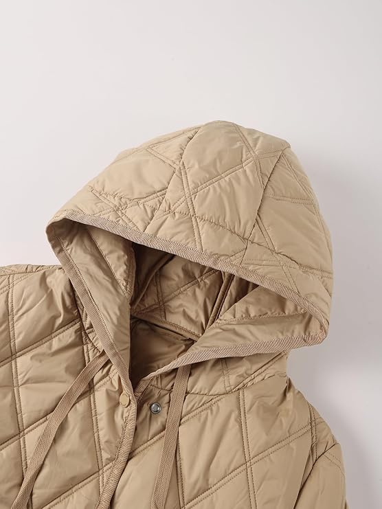 Women's Quilted Winter Thickened Long Lightweight Puffer Jacket