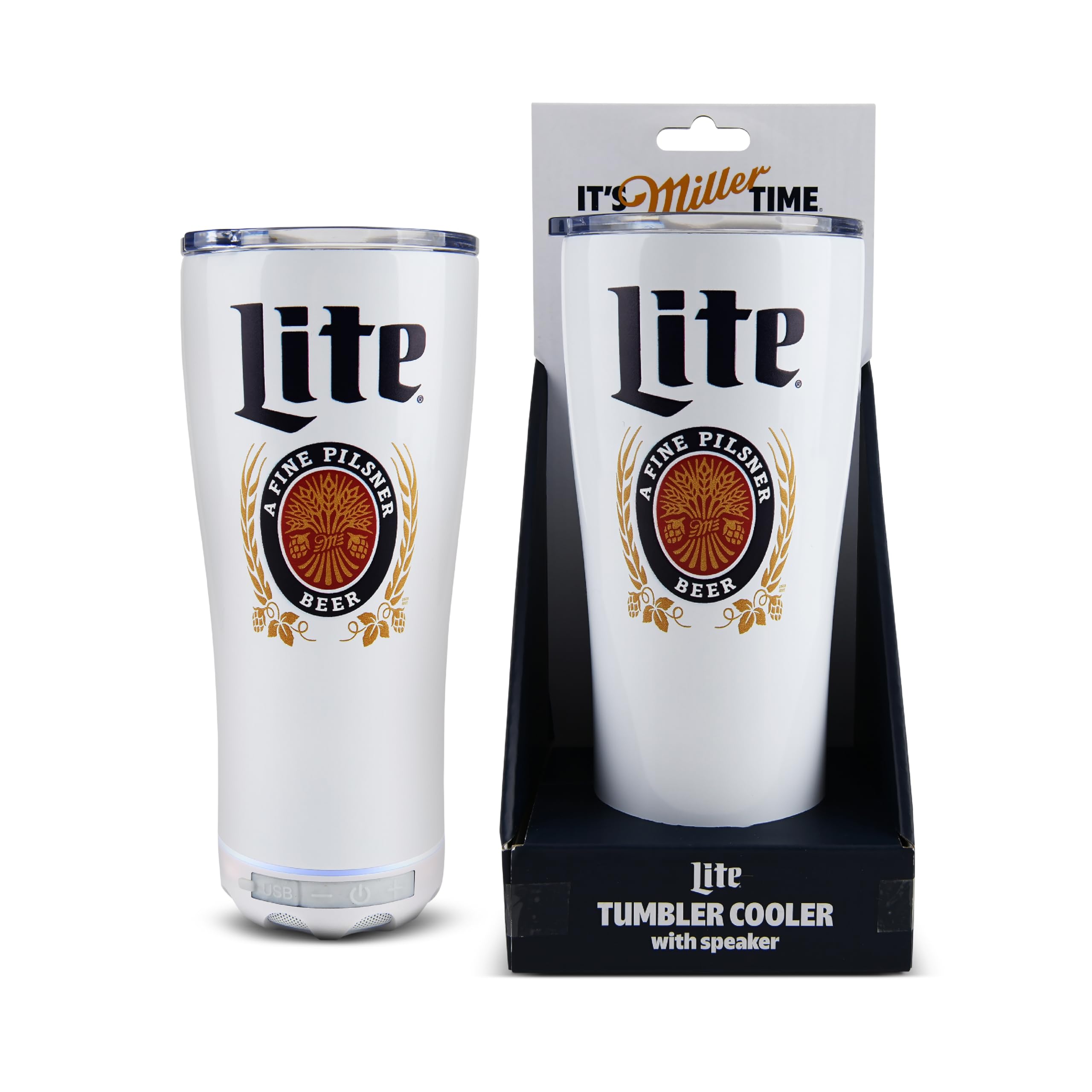 Amazon.com | Gabba Goods Miller Lite 16oz Stainless Steel Double