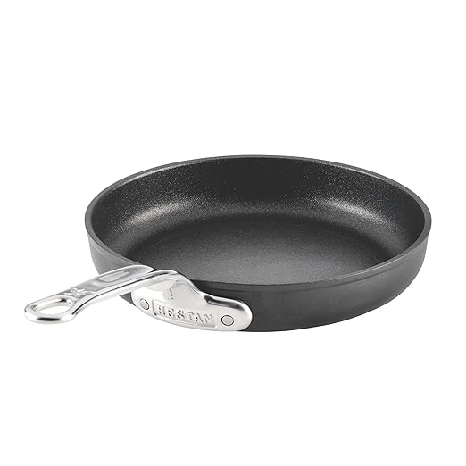 Hestan TITUM Fusion 8-Inch Nonstick Egg Pan, Double Impact Stainless