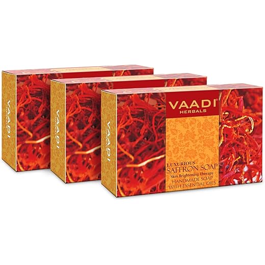 Vaadi Saffron Whitening Soap 75g Pack of 3