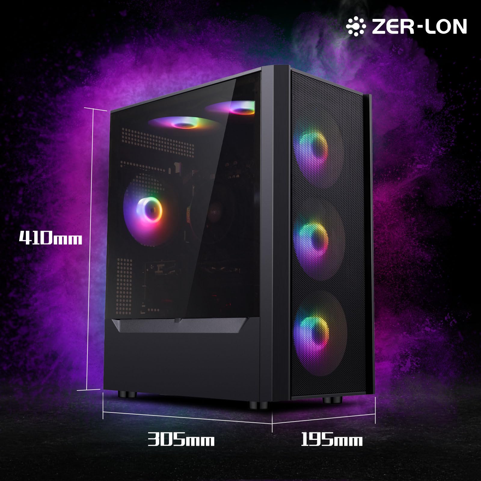 Amazon.co.jp: ZER-LON ゲーミングPC デスクトップコンピューター