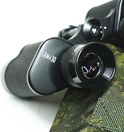 Miniatura 5 de Binoculares rusos Baigish 8X30 telescopio profesional binocular del ejército de metal completo con telémetro ocular para la caza