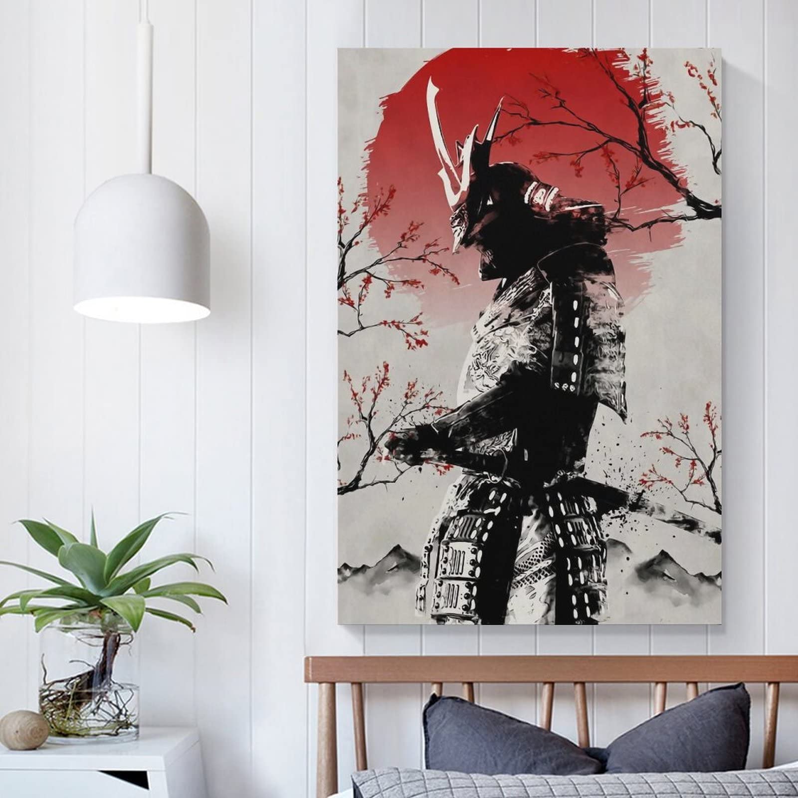 Amazon.co.jp: 日本の侍の壁の芸術侍の写真壁の装飾装甲侍の絵