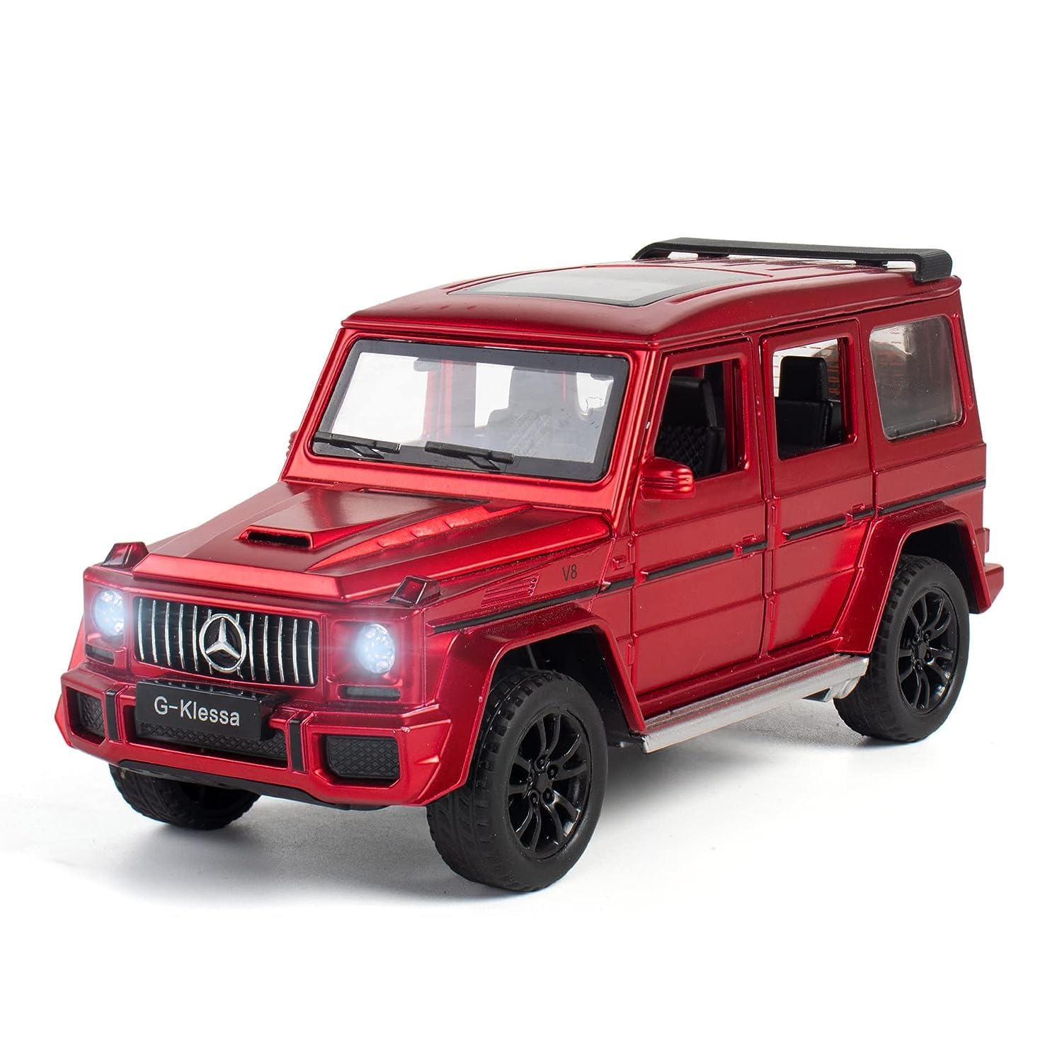 Bhagwati Enterprise Mercedes Amg G63 Die Cast Pull Back Metal Car Model Collection Of Toy Cars Openable Doors Flashing Light&Musical Sound Best Car Gift For Kids (Amg G63) (New Version) (Red) (B0CFND9BBW) Amazon Price History, Amazon Price Tracker