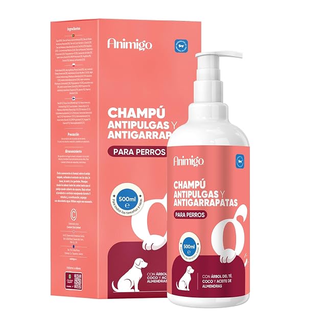 Champú antipulgas y antigarrapatas de para Perros