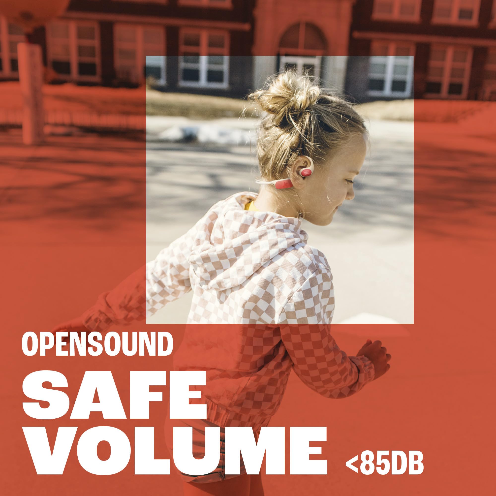 JBL Junior Free Kabellose Open-Ear-Kopfhörer für Kinder, Türkis | Leichtes und Robustes Design, bis zu 10 Std. Akkulaufzeit, Kindersicherung, JBL OpenSound and Safe Sound-Technologie