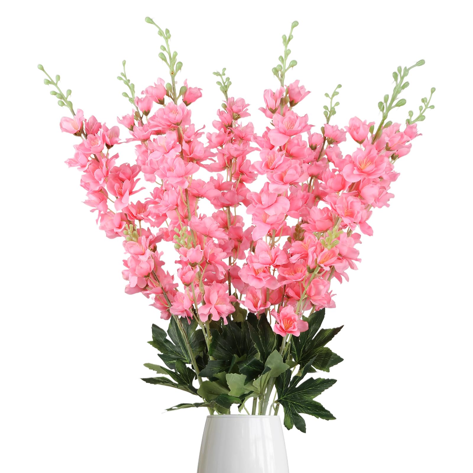 新品未使用　OHGA FLOWER JAGUARD ピンク Amazon.com: Pink Delphinium Artificial Flowers,8PCS Artificial