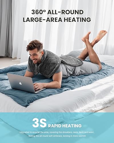 Miniatura 4 de iDOO Almohadilla térmica para aliviar el dolor de espalda, regalos de cumpleaños de Navidad para hombres y mujeres, artículos elegibles para la FSA,