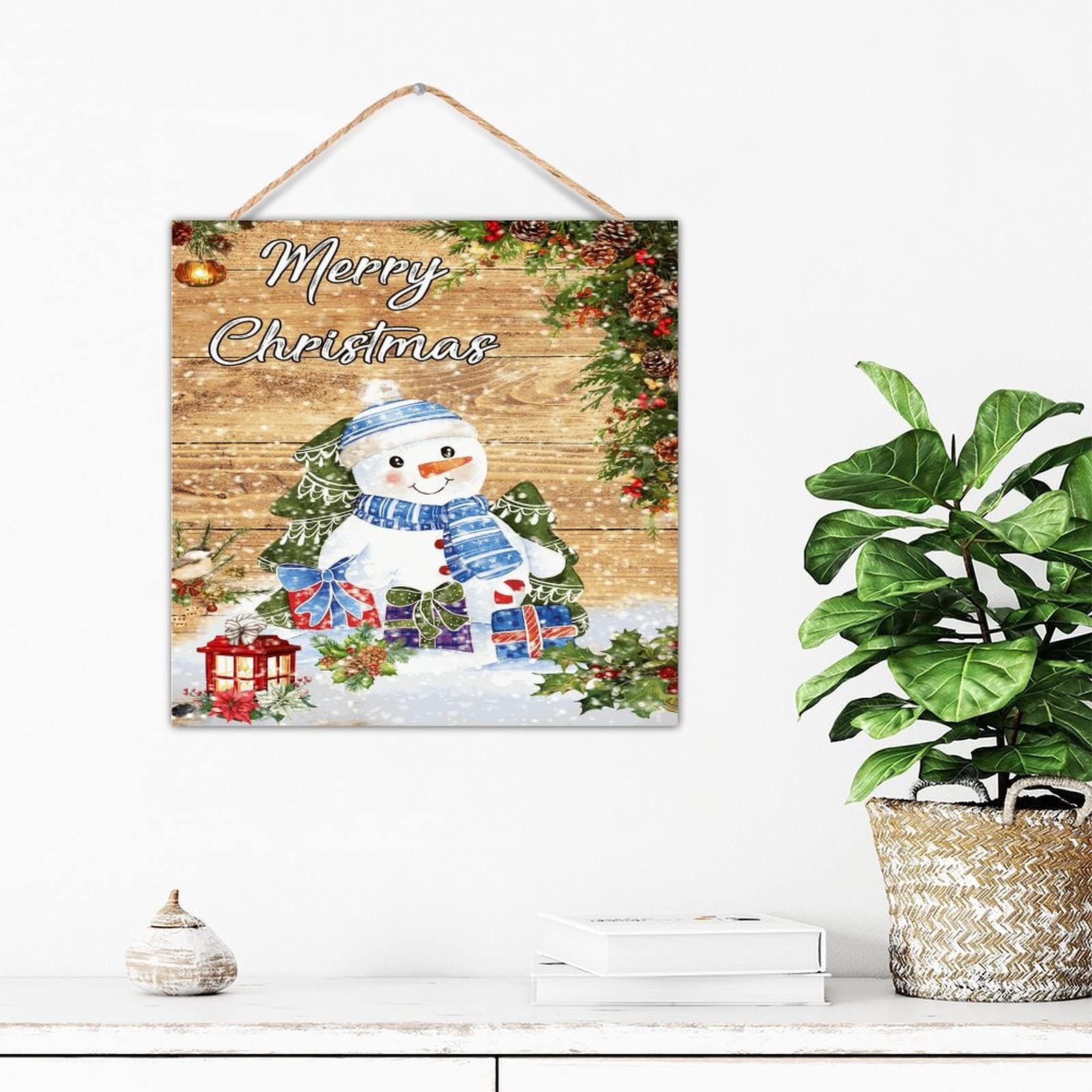 Décoration d'intérieur pour porte d'entrée festive et accueillante