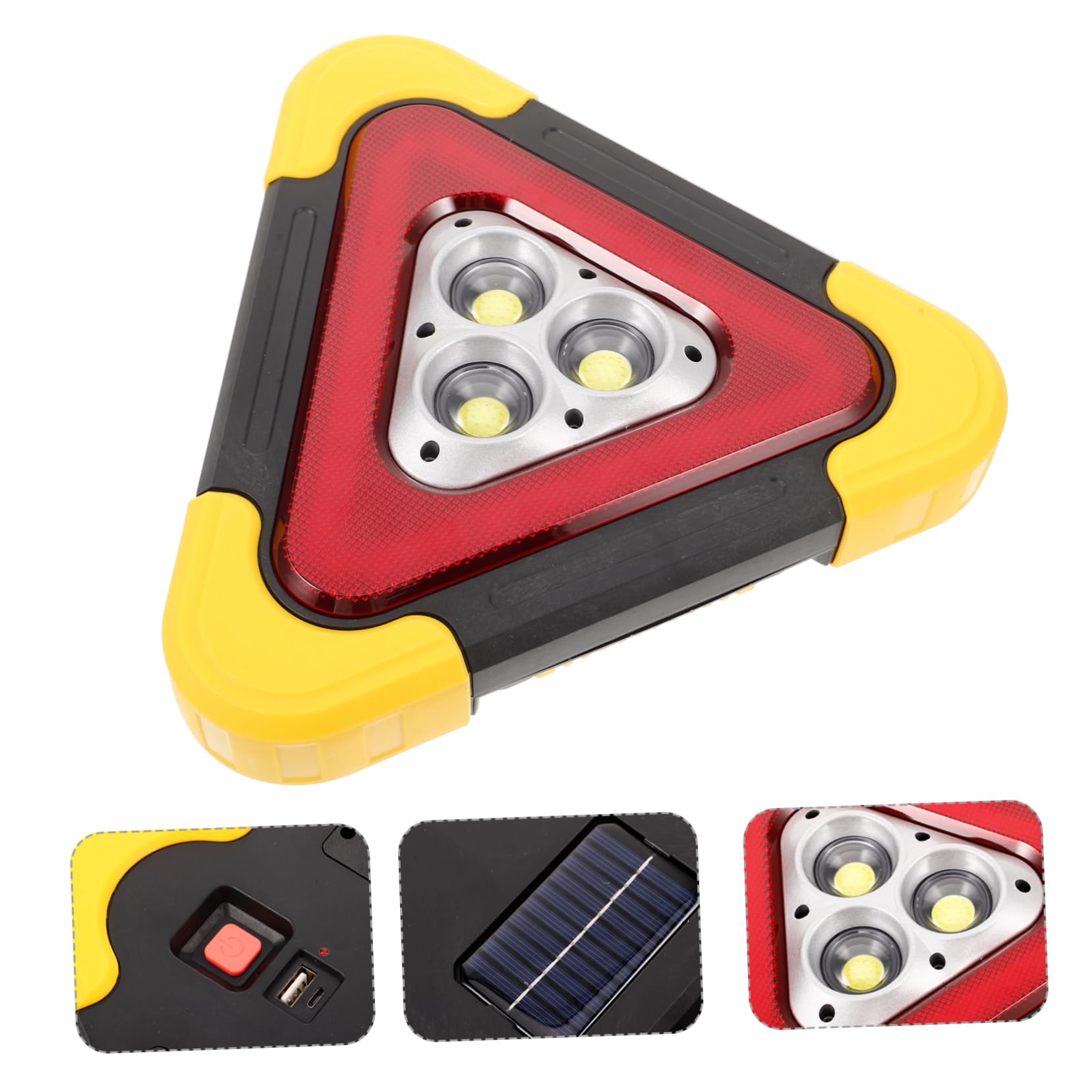 Alipis Luz De Advertencia Emergencia Coche Triángulo De Seguridad Luces Emergencia