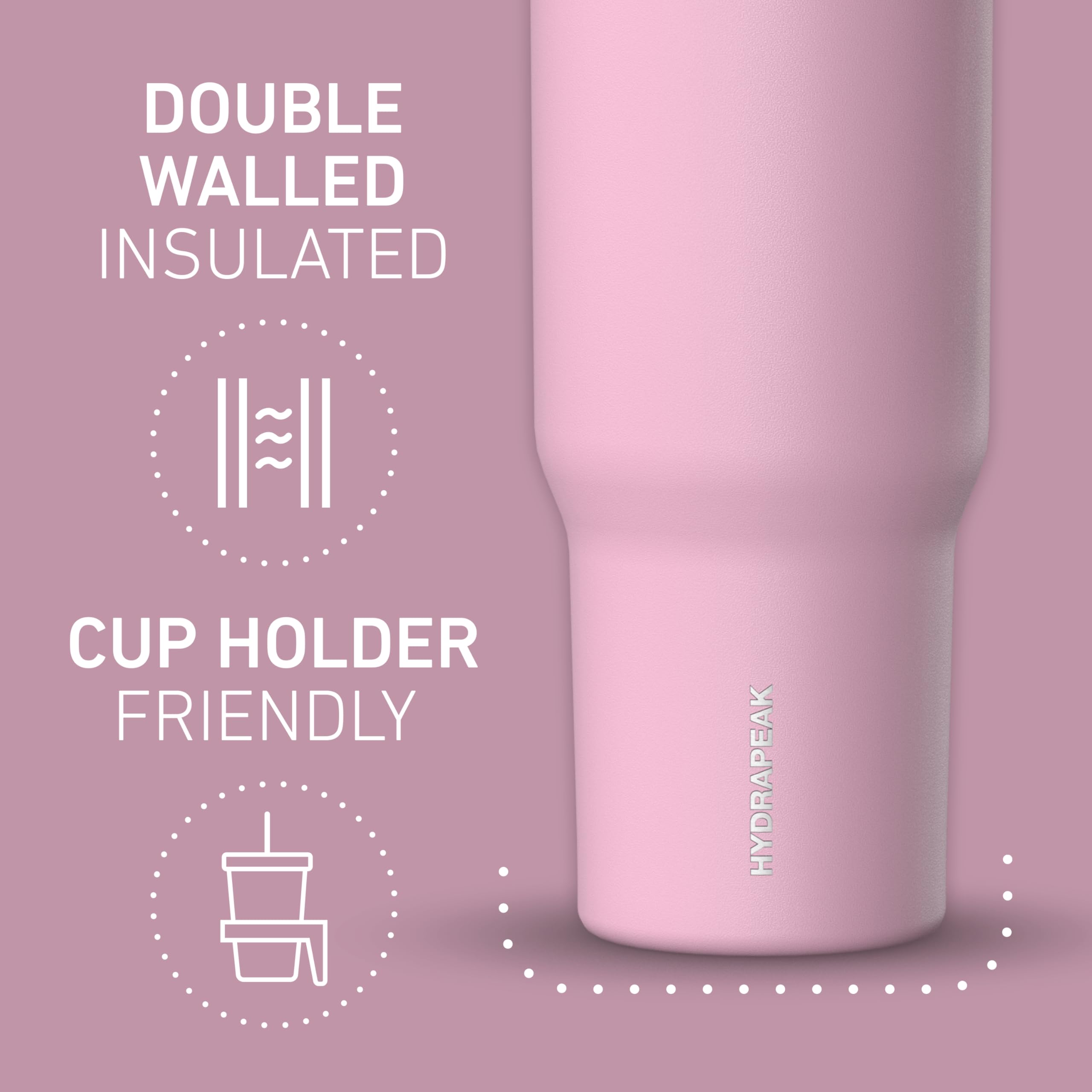 Amazon.com: Hydrapeak Voyager 32oz Insulated Tumbler w/Handle & 2