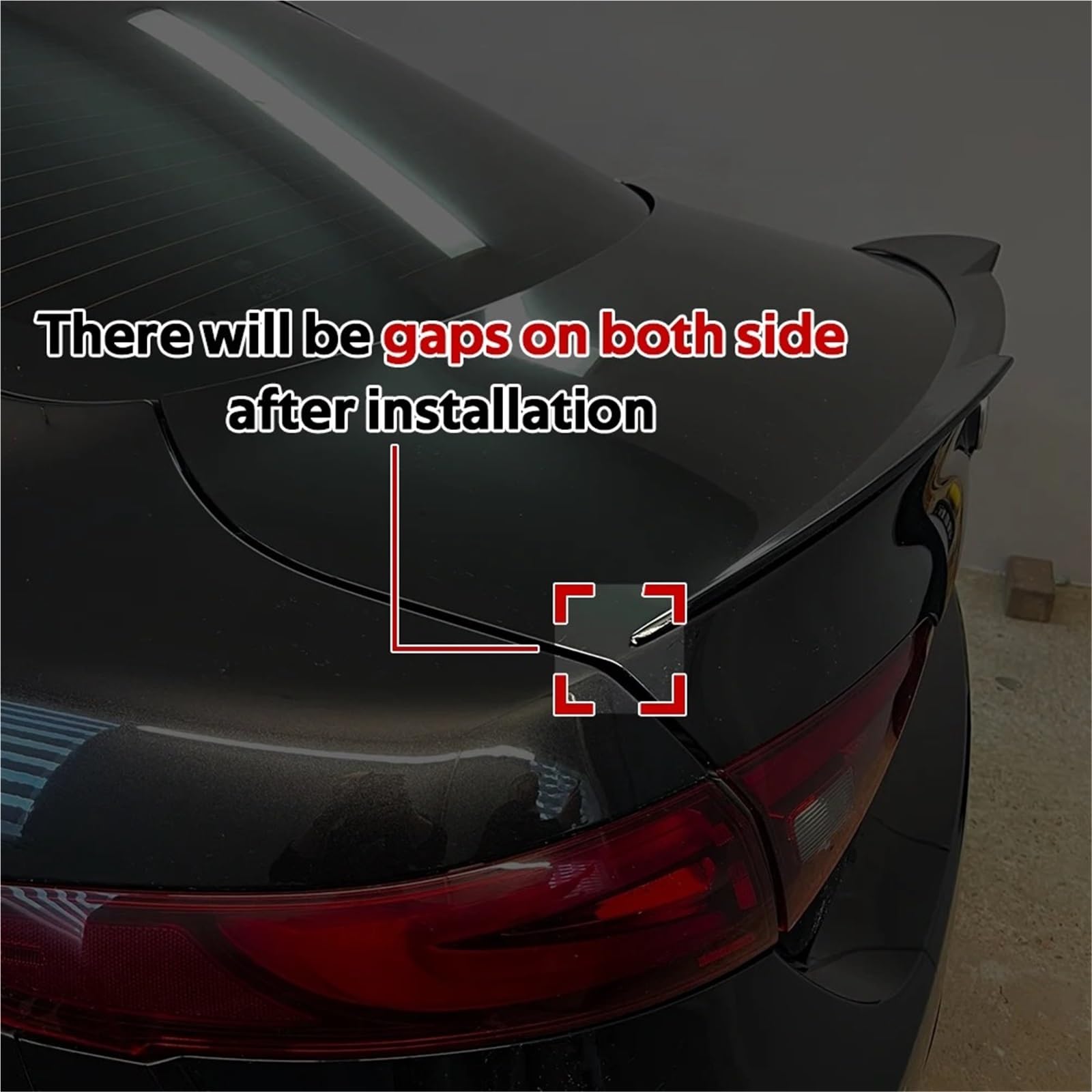 Alettone posteriore Per Alfa Per Romeo Per Giulia Berlina 2015-2023 Kit Spoiler Posteriore Baule Protezione Paraurti Posteriore Auto Spoiler Auto Posteriore Estensione(Carbon Fiber Look)