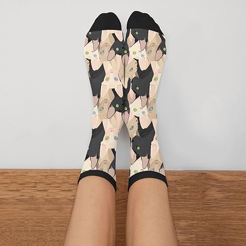 Miniatura 3 de Calcetines divertidos de moda para hombres y mujeres, cómodos y divertidos, calcetines de vestir locos