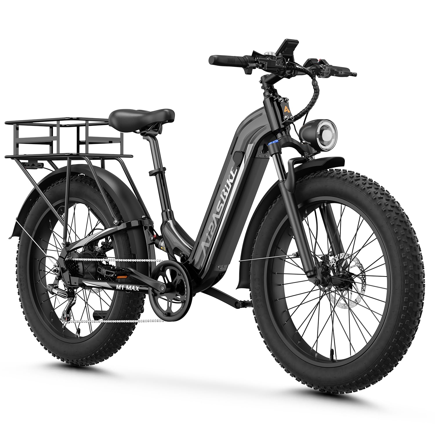 Aipas M1 Max/M2 Max Electric Bike for Adults, 26"x 4" Fat Tire Ebike