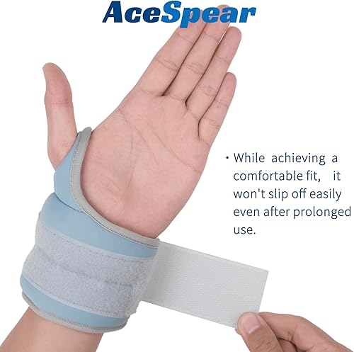 Miniatura 5 de AceSpear Pesas de muñeca con trabillas para el pulgar para hombres y mujeres, 1 libra, 2, 2 libras, 2 libras, 3 libras, 2 pesas de tobillo, guantes