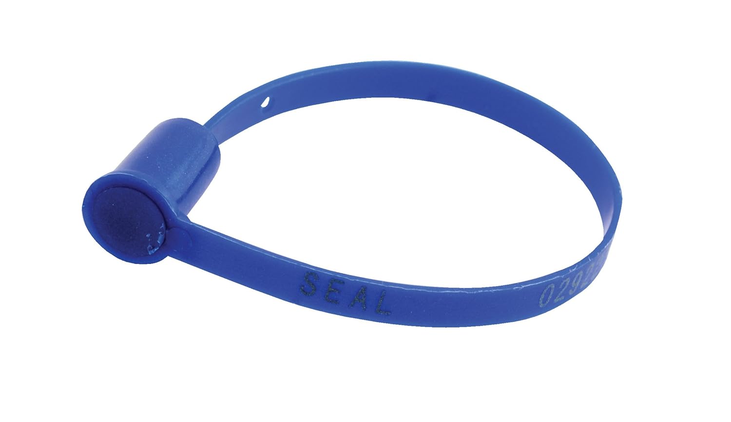Vestil SECS-F7-BL Polypropylene Security Seal 8-1/8 In. x 5/8 In. x 7/8 In. Length Blue