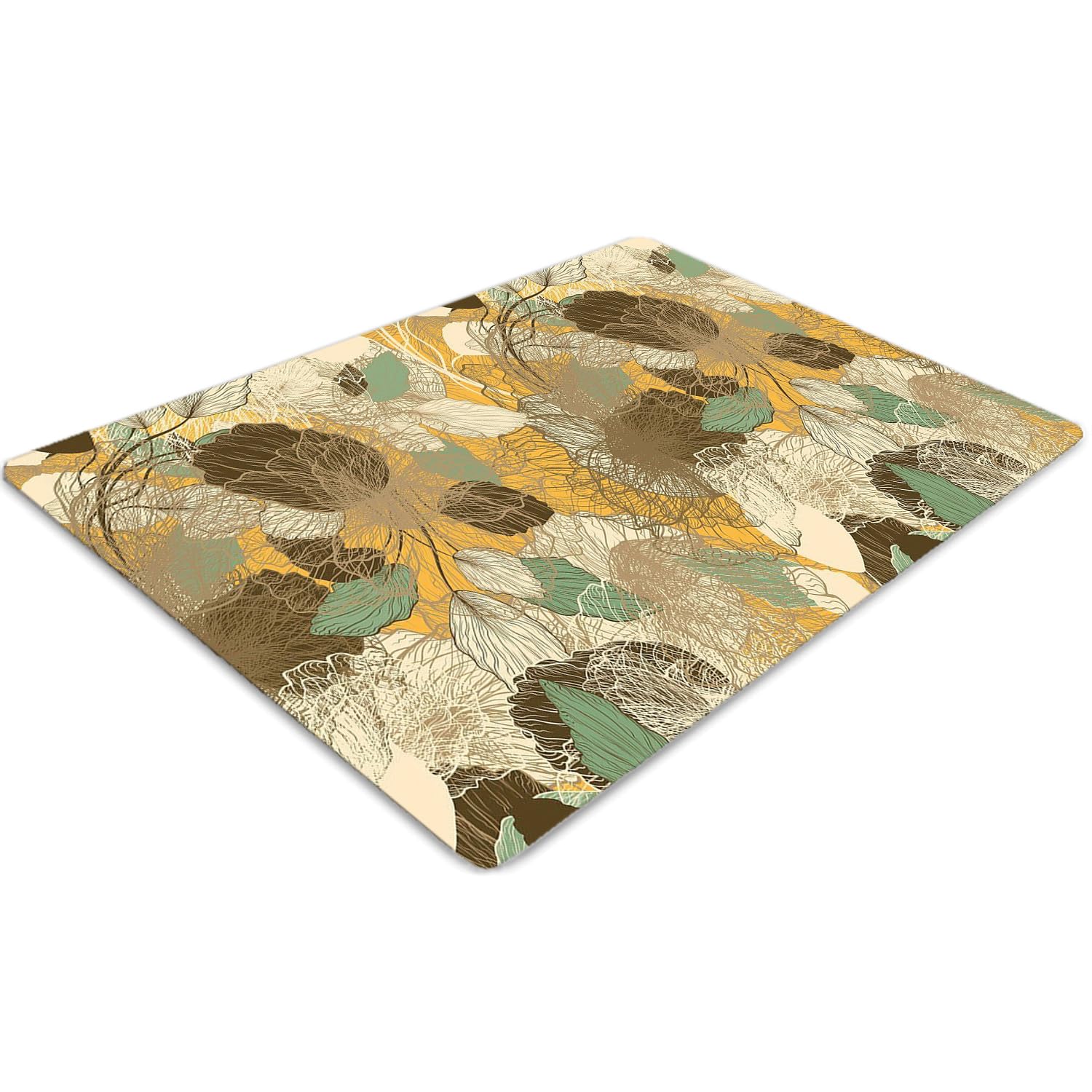Tapis de chaise 140x100 cm en PVC rectangulaire pour la protection du sol de bureau