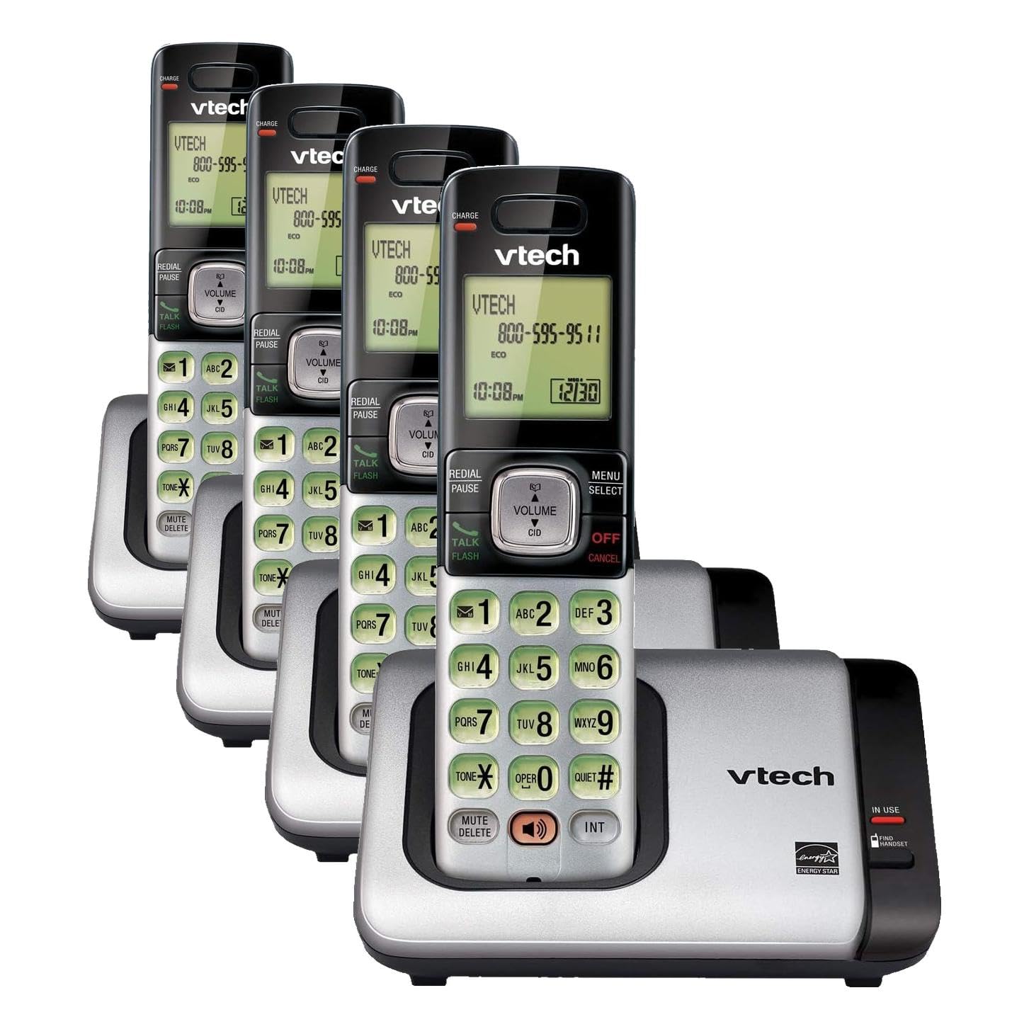 VTech CS6719-2 2-Handset Cordless Phone with Caller ID/Call Waiting, Handset Intercom & Backlit Display/Keypad, Silver — Amazon image 18