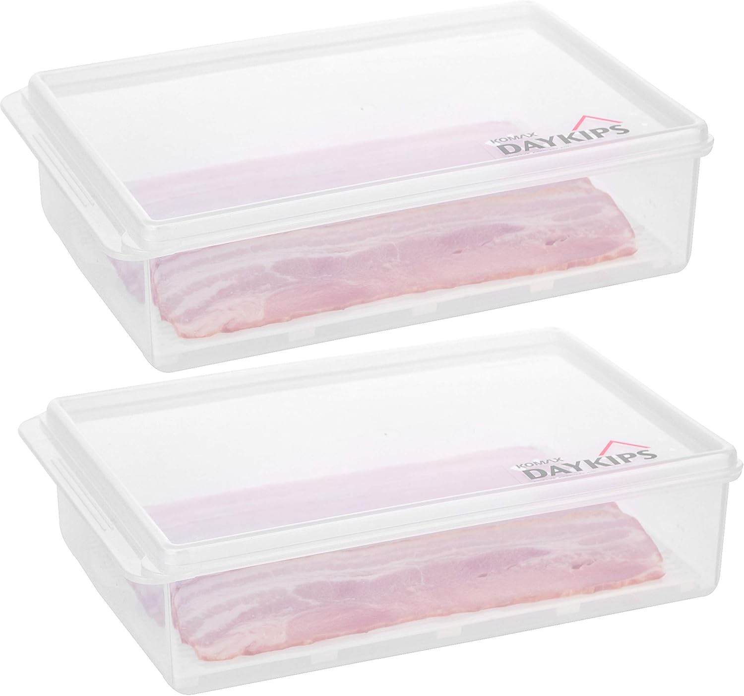 Komax Daykips Bacon Container for Refrigerator BPAFree