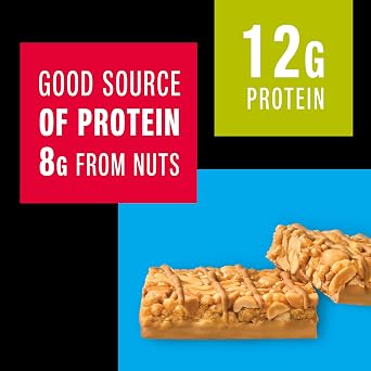 KIND Protein Bars, Crunchy Peanut Butter, Gluten Free, Healthy Snacks, 12g Protein, 12 Count