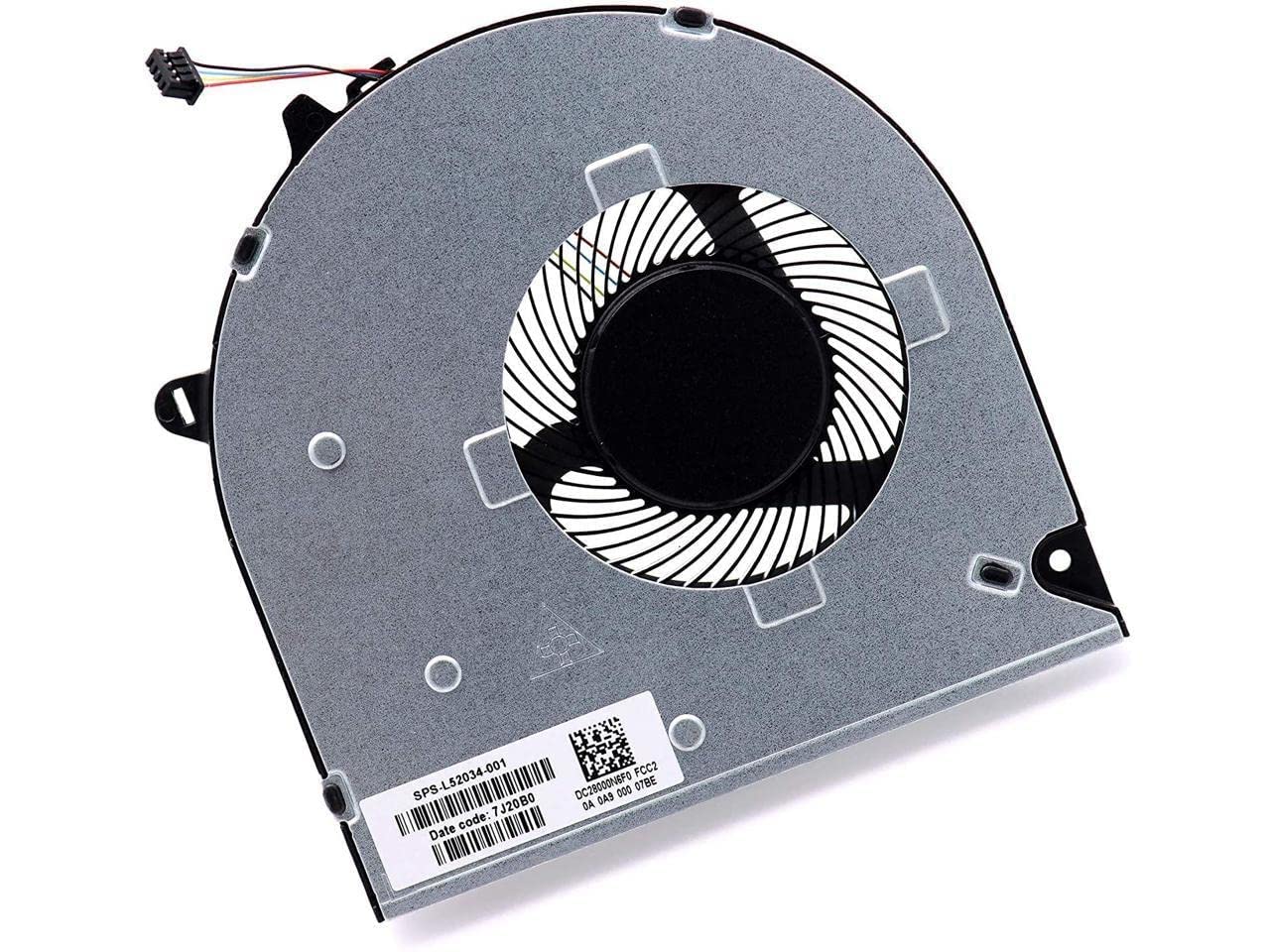 Compatible CPU Coolong Fan for HP 15S-DU 15s -dr 15s -gr 15 -du 15 -dw 250 255 G8 G9 Laptop SPS L52034-001