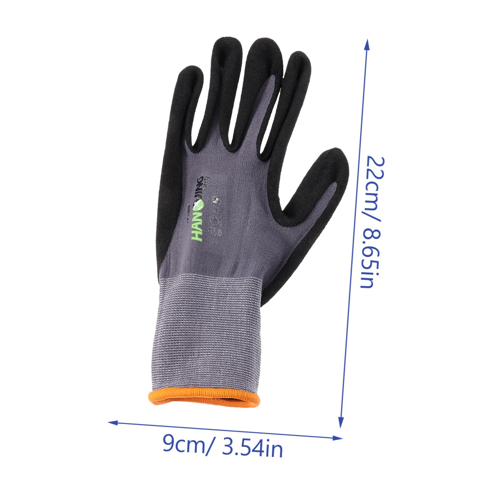 Sosoport 15 Needle-proof Comfortable Anti-slip Nylon Gloves Multi-purpose Cut Resistant Safety Work Gloves Waterproof for Gardening Cutting Slicing Random