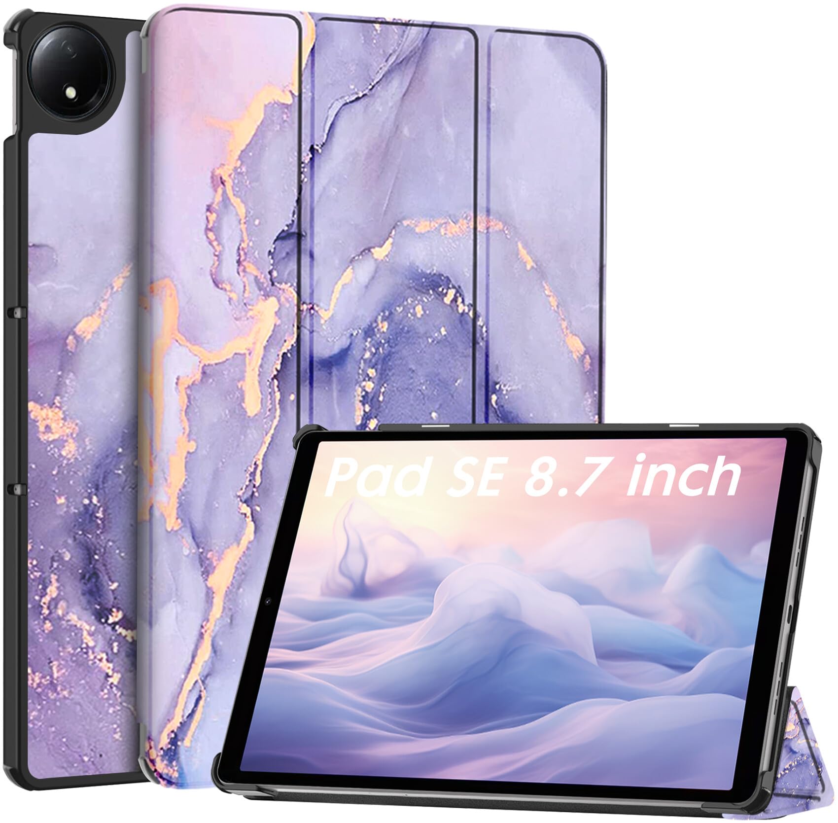 Robustrion Cover for Redmi Pad SE 4G 8.7 inch Cover Case, Trifold 