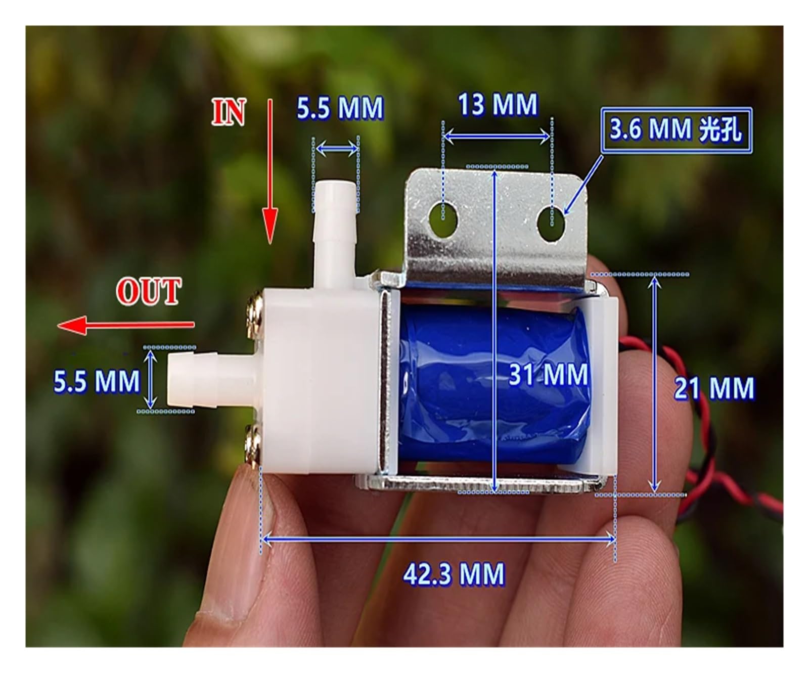 DC 12V Normally Open Water Air Flow Valve Solenoid Valve DIY Sweeping Robot Sprayer FNYUVNFAF