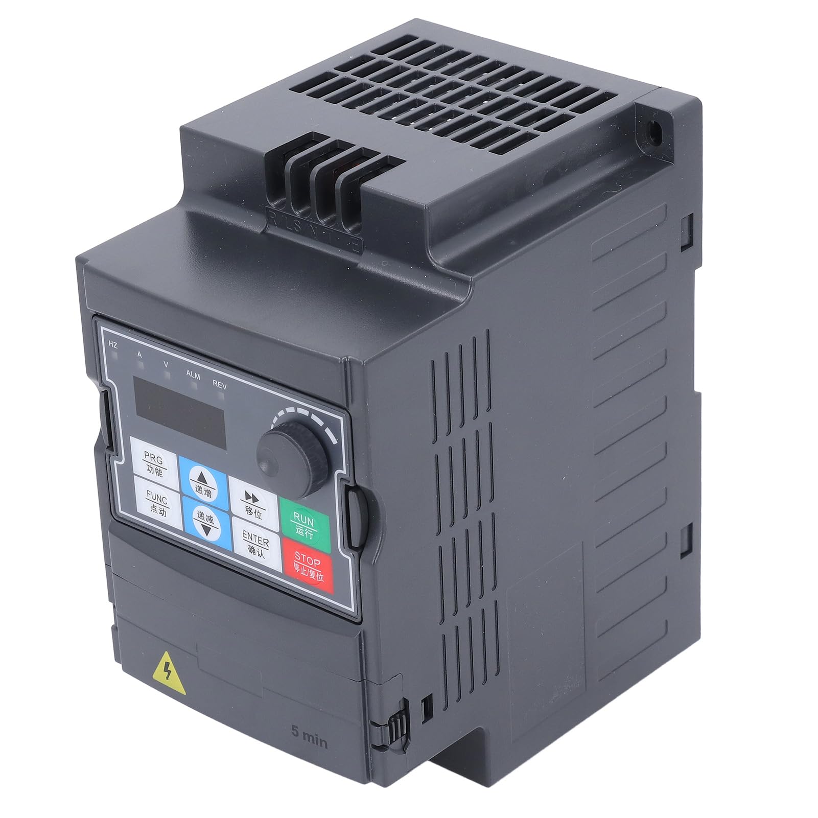 FTVOGUE Azionamento a Frequenza Variabile Convertitore VFD PC Ignifugo da 3KW Ingresso da 190 a 230 V CA da Monofase a Trifase Uscita da 0 a 230 V per Attrezzature da Officina per il Controllo della
